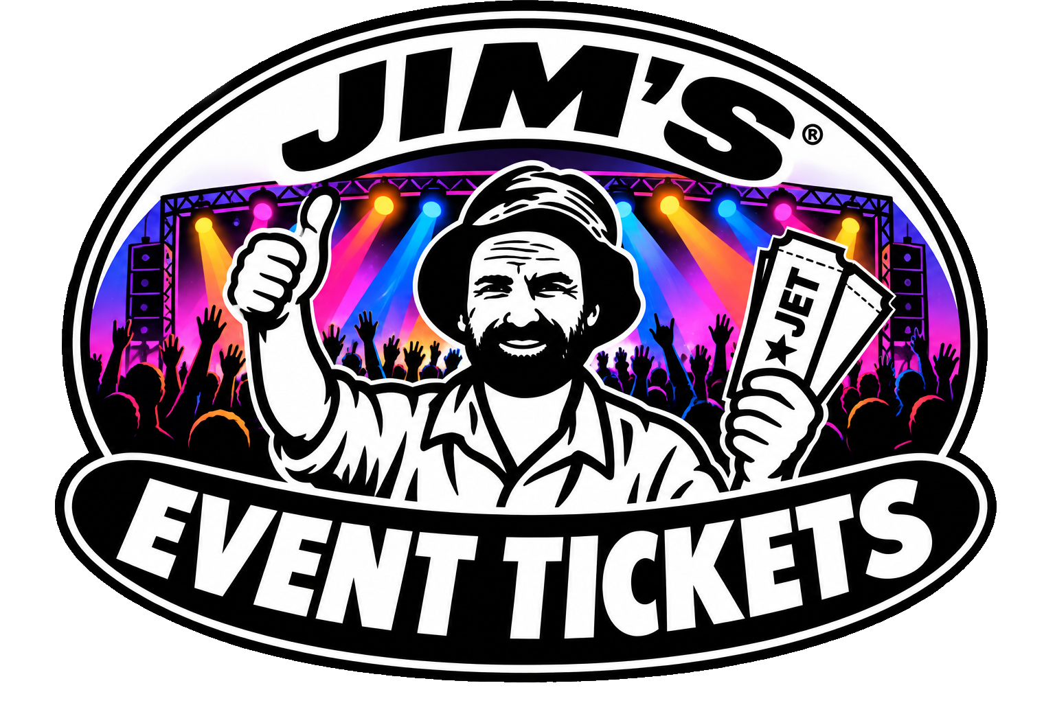 Jim's Event Tickets Logo